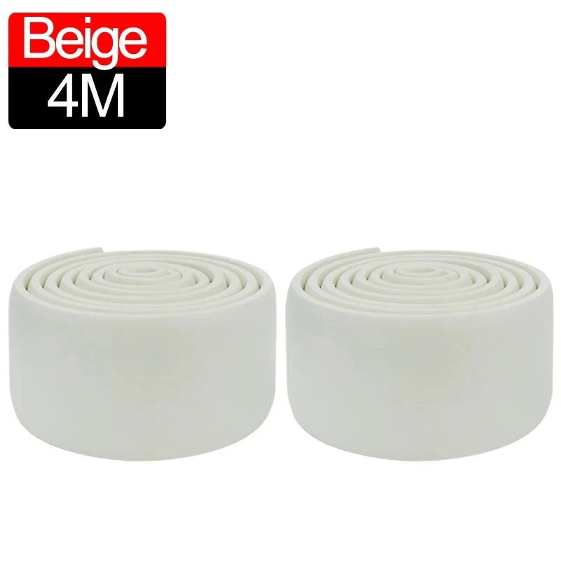 6/2M Waterproof enclosure Self adhesive Skirting Line 3D Wall Sticker Thickened Anti-collision Decoration Kid's Corner Line