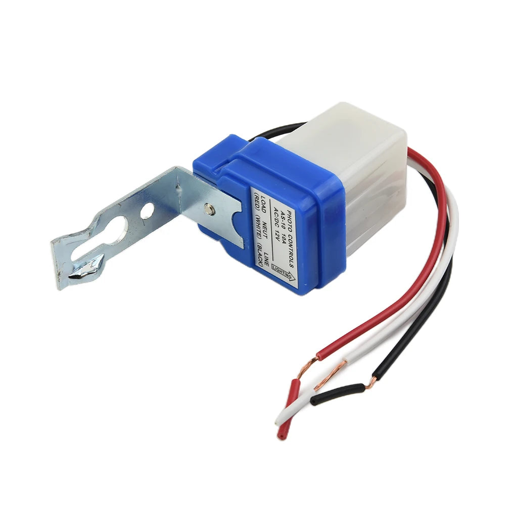 Automatic Photo Control Switch Garden Port Road Lighting Factories AC DC 12-220V 5*4.2*3.3cm Blue Controller Switch