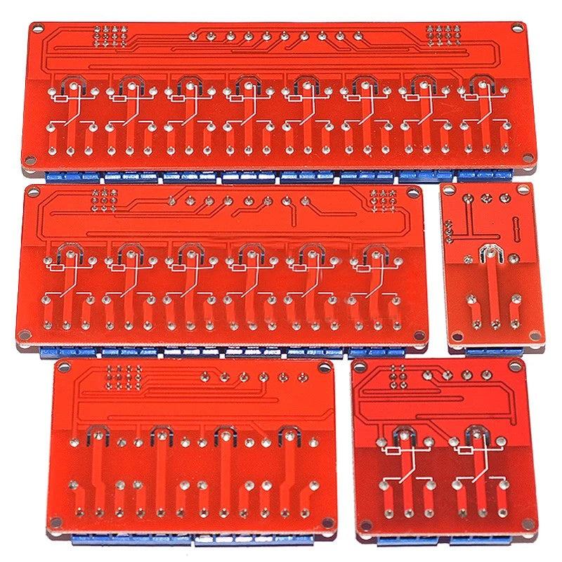 5V 12V 24V Multi-Channel Relay Module Board with Optocoupler for Arduino High/Low Level Trigger