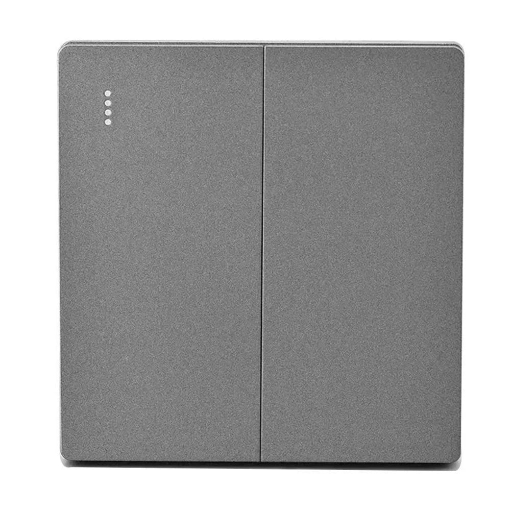 None Gray Button Switch Switches 1 2 3 Gang 86mm Flame Frameless PC Material Push Retardant Rocker Switch None