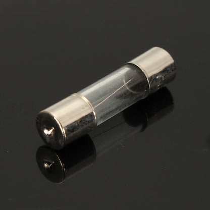 100pcs Insurance Tube Glass Fuses Kit Household 0.2A-20A 100pcs 16*12*2.1cm 250V High Quality Standard Fast Blow