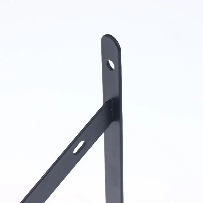 2Pcs Wall Mount Joint Angle Without Screws Tripod Brack Shelf Floating Shelf Heavy Duty Black/White Steel For Decorative
