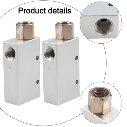 Vacuum Generator Pneumatic Control Valve CV1025 Air Exhaust Ejector Aluminum Alloy Resistant with Threaded Ends