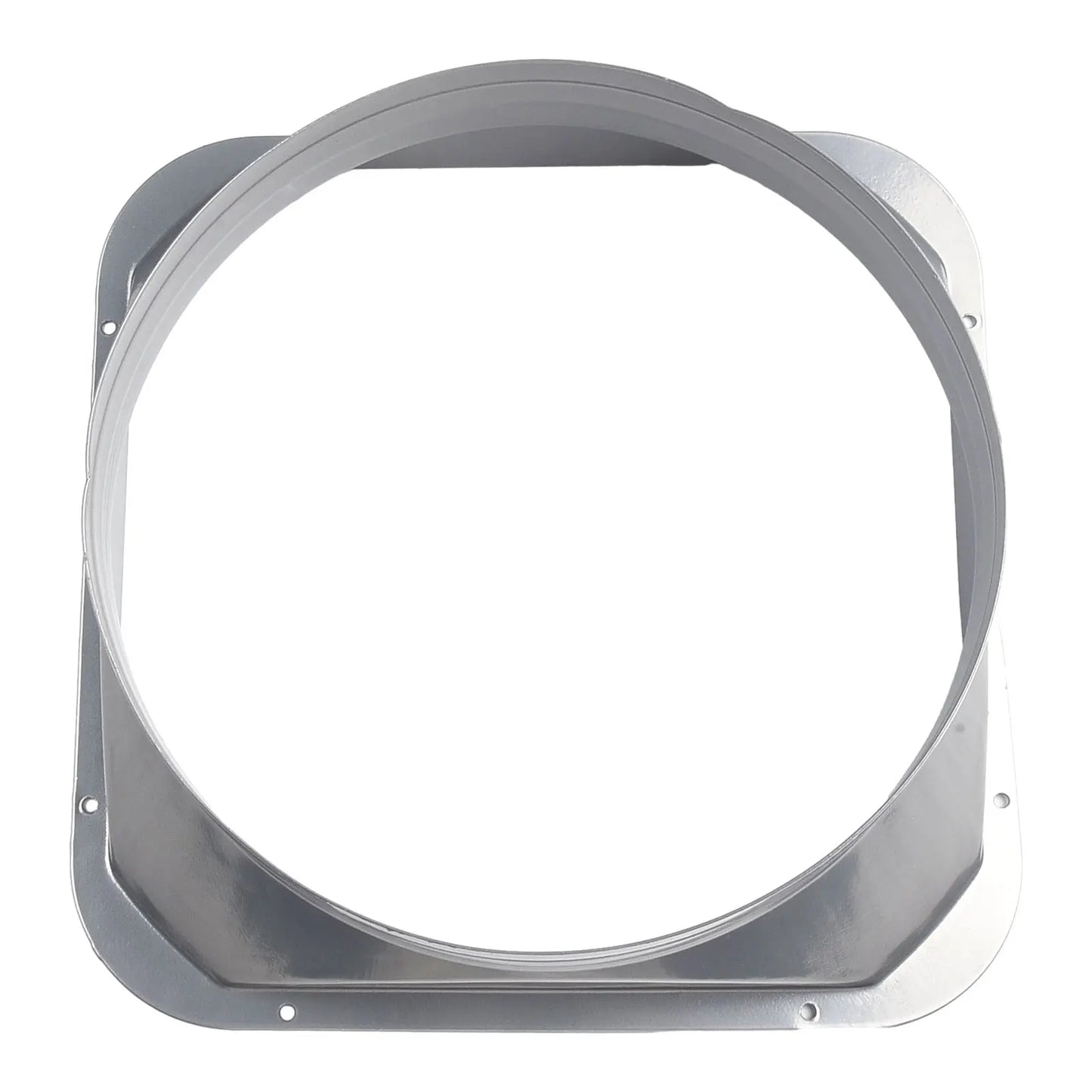For Kitchen Hood Ventilator Pipe Connecting Vent Flange Exhaust Duct 4-10inch Electrostatic Spray Metal Silver-gray