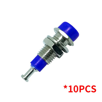 2mm Banana Female Socket Jack Insulated Copper Wiring Terminal for Panel Testing Speaker Connections