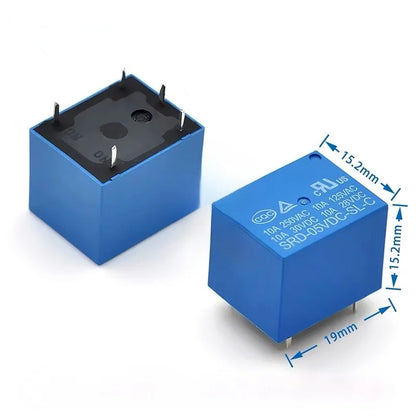 SRD-05/12/24VDC 5-Pin 10A Relay SRD-SL-C DC Electromagnetic Switch