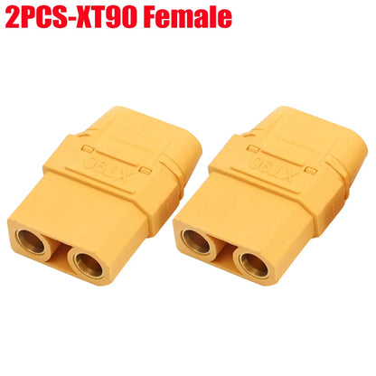 XT90 Male Female Connectors Plug Welding Terminal Plugs for RC Lipo Battery Motor Charge Lead Plugs Banana Male Female Adapter
