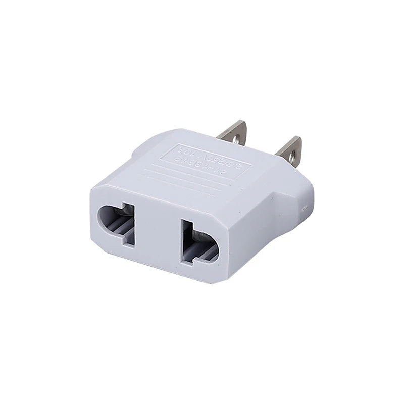 New 5/10Pcs Us To Eu Conversion Plug Eu To Us Us To Au Flat Plug To Dual Use