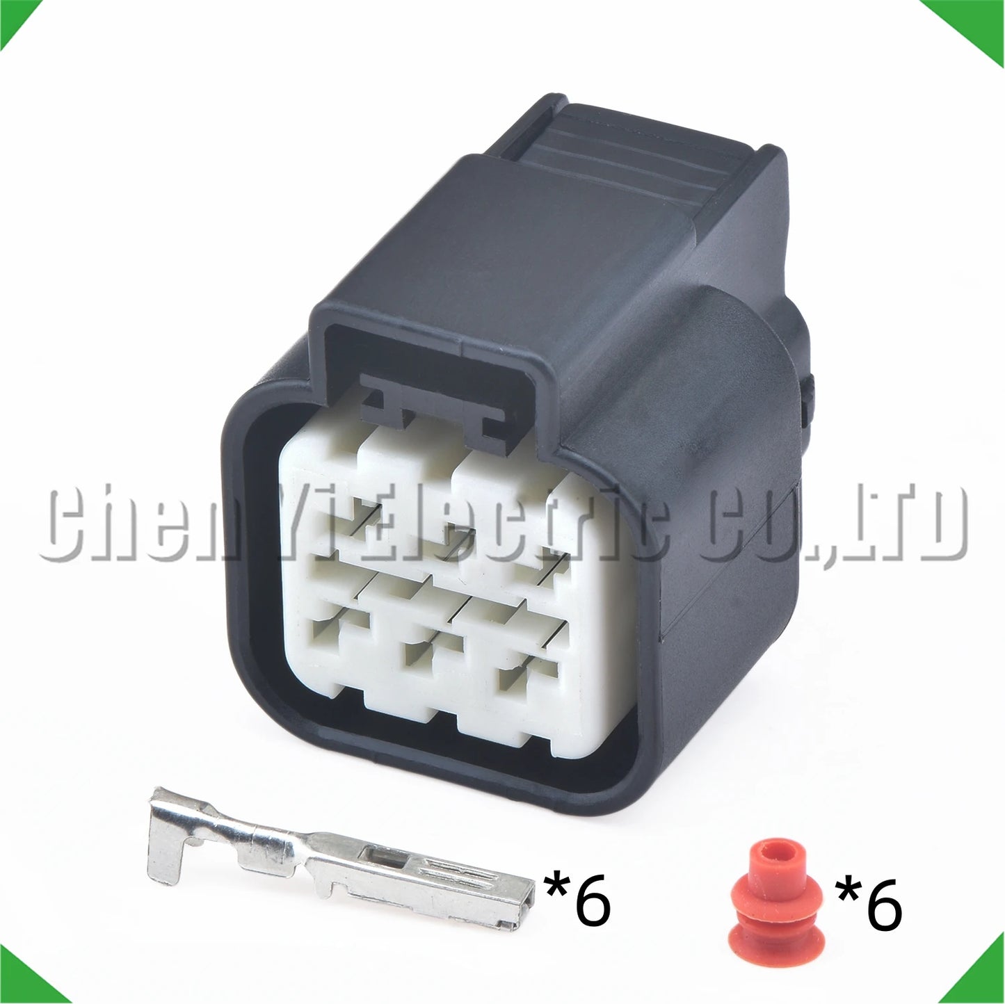 6 Pin Waterproof Headlight Connector PB621-06020 For Hyundai Kia