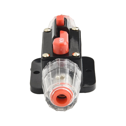 12V-24V DC Auto Inline Fuse Breaker Battery Safety Audio System Protection Overload Protection Device Temperature Resistance