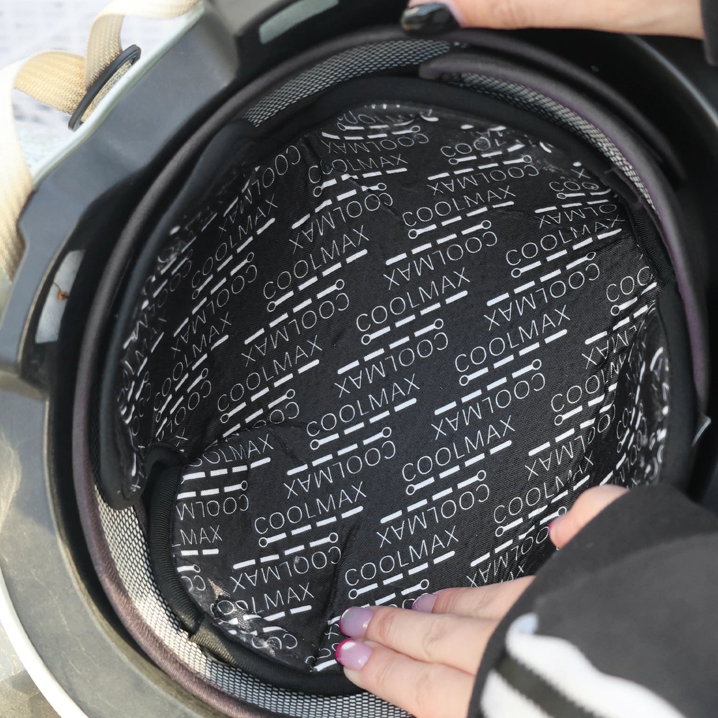 Breathable Motorcycle Helmet Liner Cap Quick Dry Sweat Wicking Pad