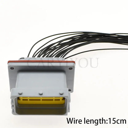 211PC249S8005 / HCCPHPE24BKA90F FCI 24-Pin Waterproof ECU Connector — Oil-to-Gas Computer Board Plug