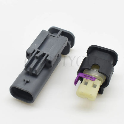 2 Pin 0.6mm Waterproof Connector 2-1718643-1 2112985 DJ7023WC-1.2 PA66 Male Female