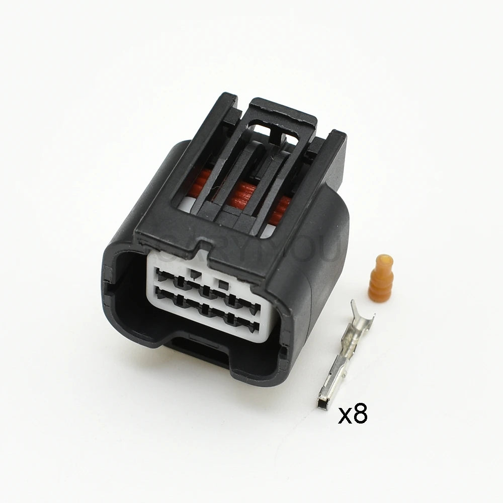 7282-2148-30 / 7283-2148 Automotive 8-Pin Waterproof Headlight & Radar Connector — Cable Socket Plug