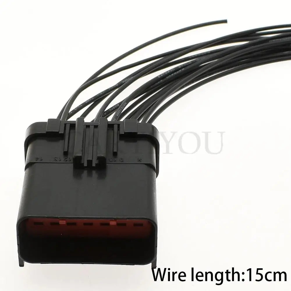 14 Pin 2.8 Auto Waterproof Connector Female Male Rear Lamp Headlight 54201411 54201415