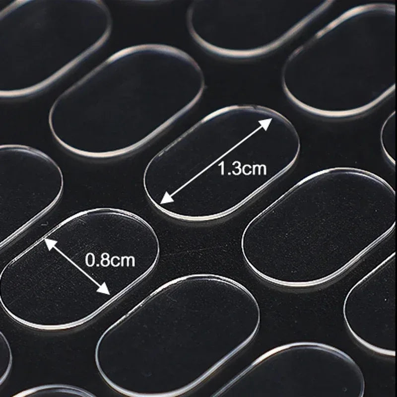 2000/100PCS Strong Double-Sided Tape Blind Box Foot Pad Glue Sticker for Blind Box Landscape Doll Foot Fixed Seamless Patch Tool