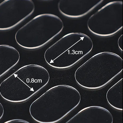 2000/100PCS Strong Double-Sided Tape Blind Box Foot Pad Glue Sticker for Blind Box Landscape Doll Foot Fixed Seamless Patch Tool