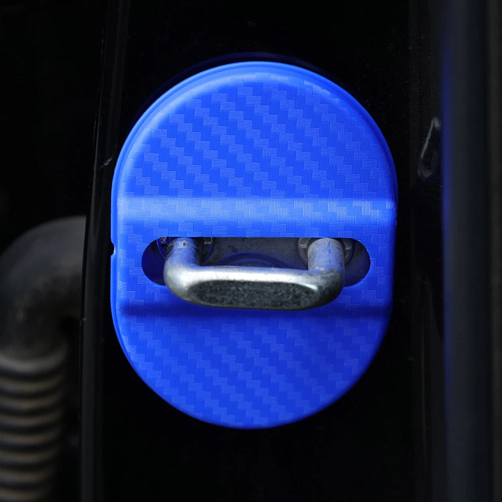 Universal Car Door Shockproof Cushion – 4PCS Mute Shock Absorber Protective Cover for Door Latch Anti-Collision Accessories
