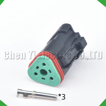 3 Pin DT Series Connector Waterproof Plug Socket for Deutsch Engineering Vehicle DT06-3S DT04-3P DT06-3S-E005 DT04-3P-E005