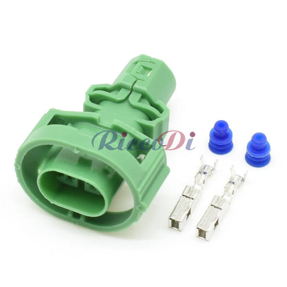 2 Pin 2.8mm Sealed Fuel Injector Timer Connector DJ7021Q-2.8-21 Tyco AMP with Wire Harness