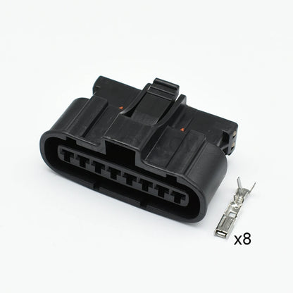 Automotive 8-Pin Waterproof Connector — MAF Sensor & Ignition Distributor Socket for Mitsubishi Lancer