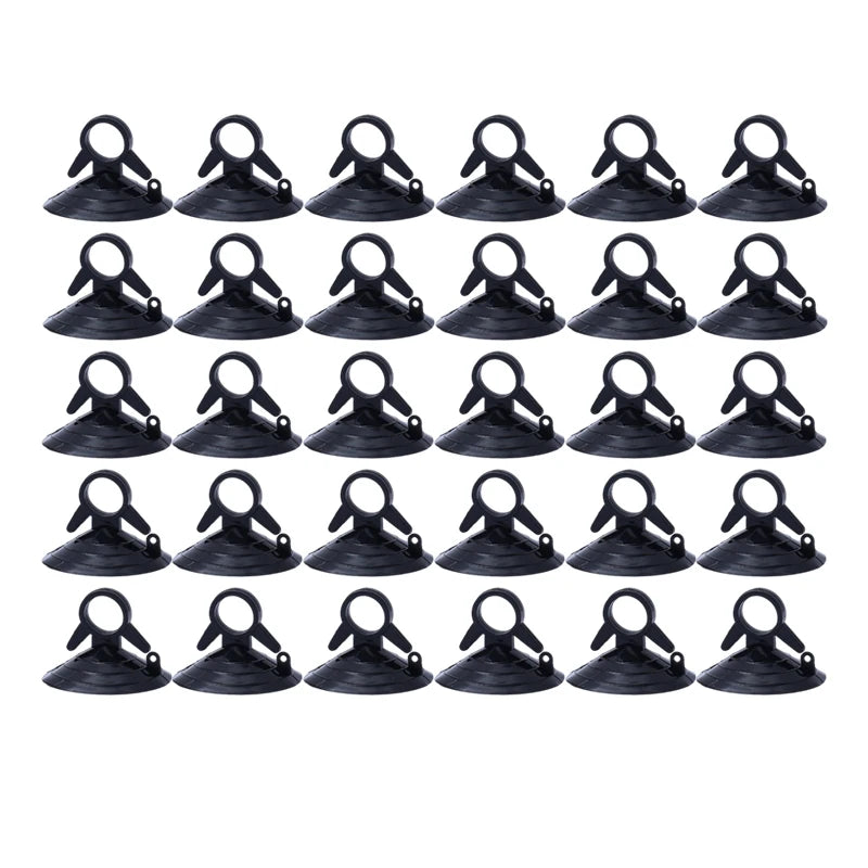 30/10Pcs Car Sun Visor Suction Cups Dovetail Front Gear Sun Visor Suction Cups Transparent PVC Suction Cups Car Decoration