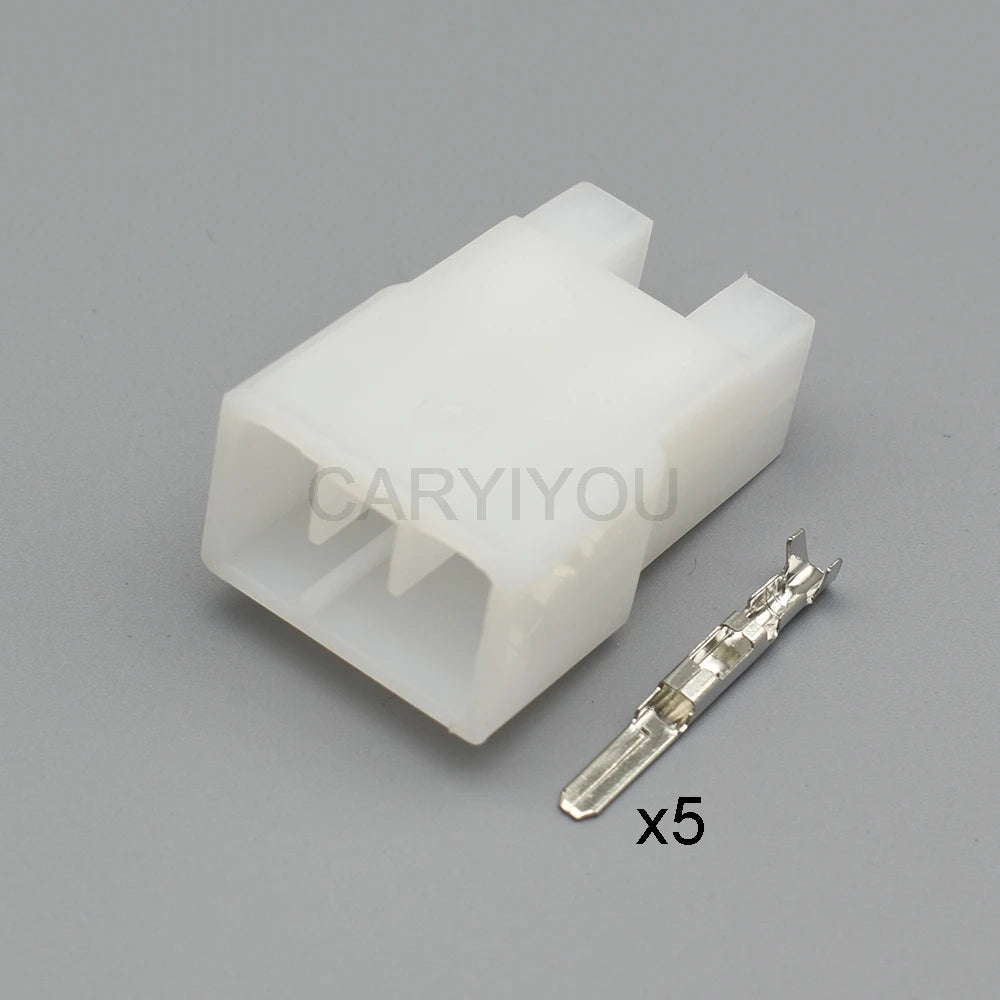 5 Pin Motorcycle AC Assembly Connector 172494-1 DJ7052-3 6.3mm Unsealed Male Female