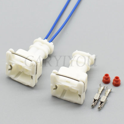2-Pin 3.5mm White Female Connector DJ7029Q-3.5-21 282684-1 Automotive Wiring Harness Plug