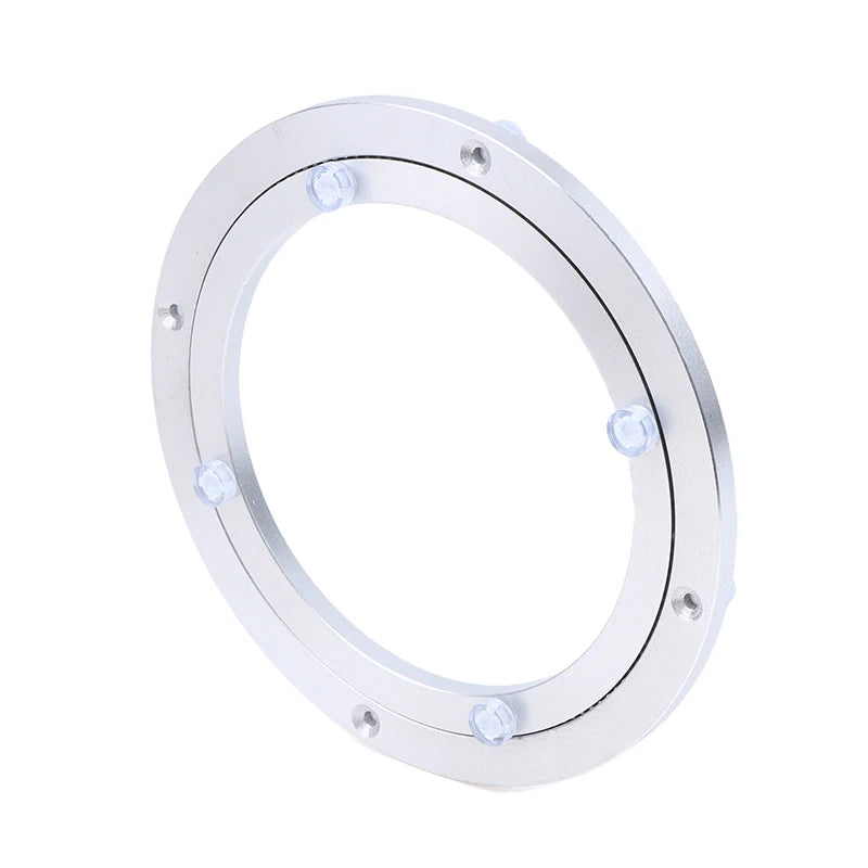 Smooth Swivel Plate Rotating Table Rotating Round 5/5.5/8/10/12 Inches Aluminum Ball Bearing Turntable Bearings Swivel Plate