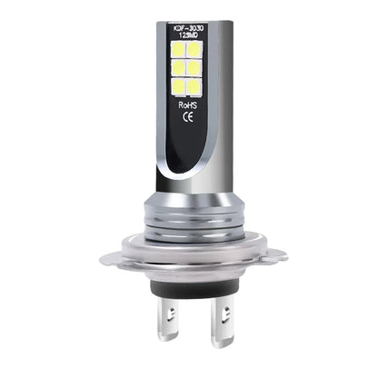 Universal H7/H4 LED Headlight Bulb Beam Kit 24W High Power COB Car Lights Headlamp 6500K Auto Headlight Bulbs Car Fog Light