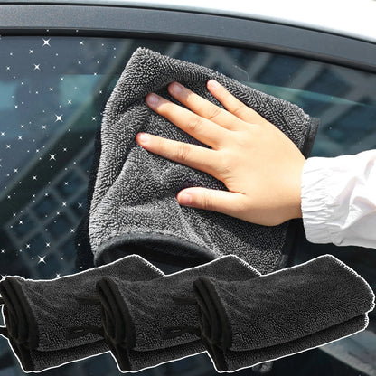 Microfiber Twisted Loop Cleaning Cloth Super Absorbent Car Wash Towel