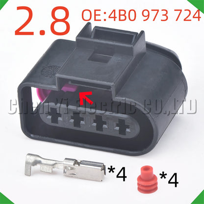 4 Pin Ignition Coil Connector 1J0973824 4B0973724 8K0973724 for VW Audi
