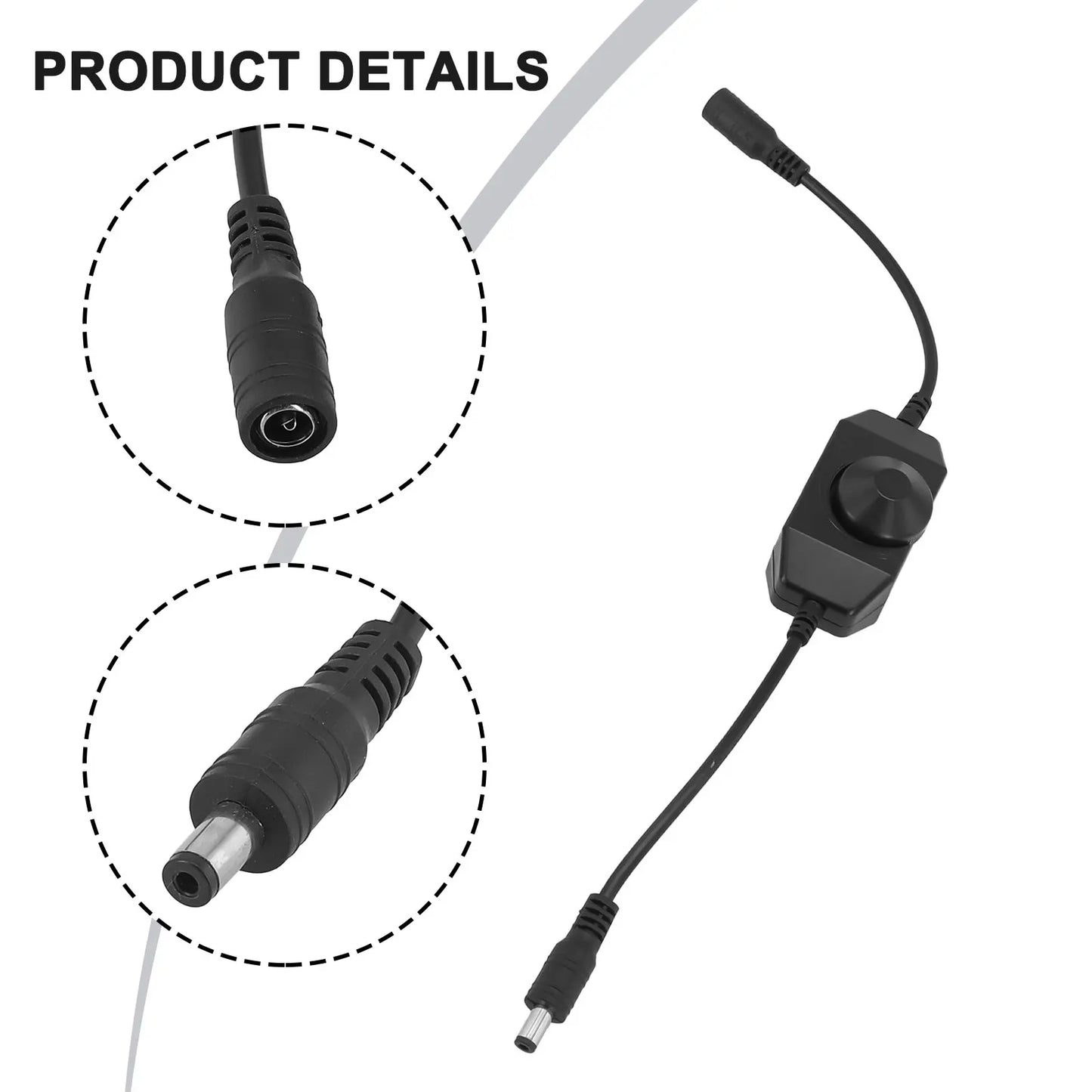 Electrical Switches Lamp Switch Brightness Dimmer Rotary Lamp Switch For Adjustable Brightness Light Modulator