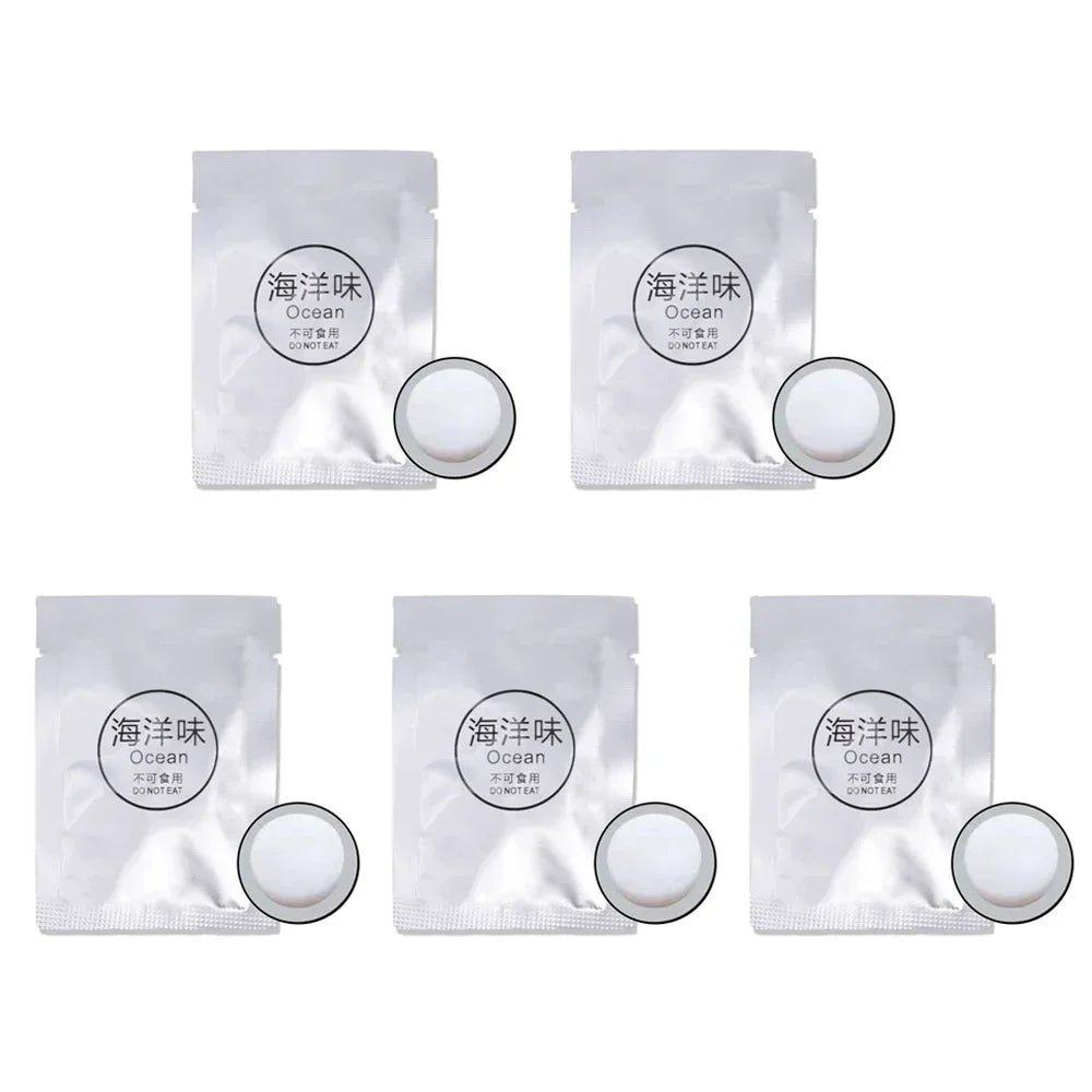 Car Solid Perfume Tablets Air Vent Perfume Refill 5 Flavor Air Freshener Car Interior  Perfume Diffuser Tablet Accessories