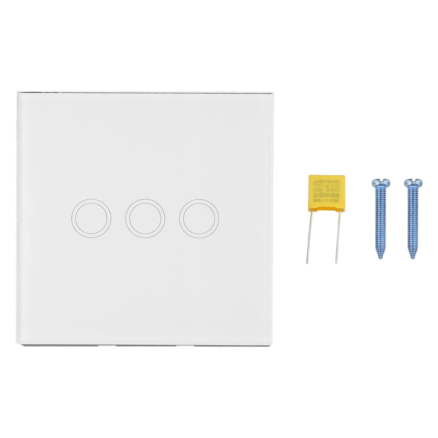 Contemporary 3 Gang Touch Light Switch Engineered to Work Seamlessly With All Your Lighting Fixtures in Any Location