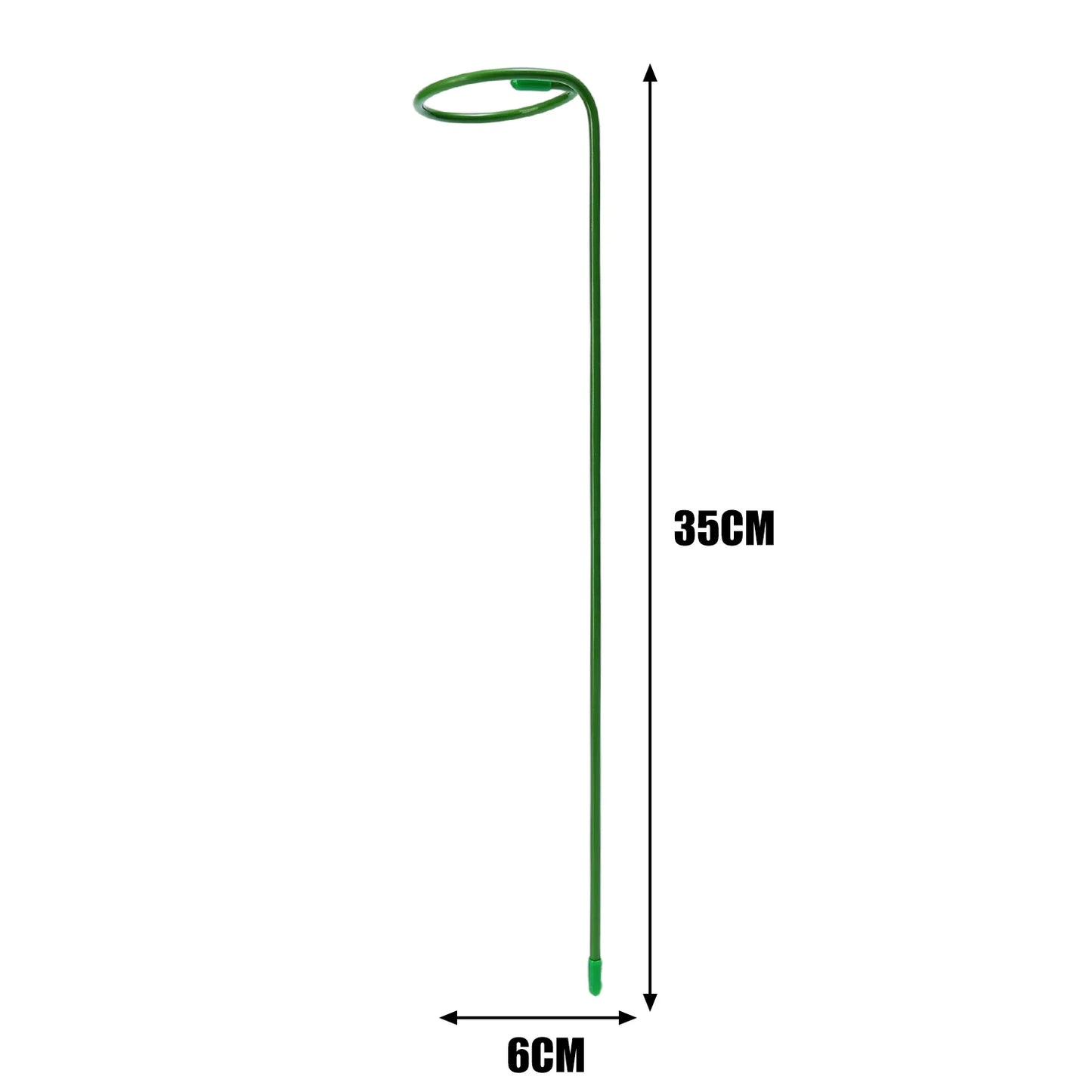 35/45/55cm Garden Support Stake Ring Metal Garden Plant Support Single Stem Shrub Holder for Plants Rose Flowers Vegetables Vine
