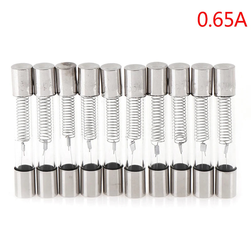 10PCS 5KV Microwave Oven Fuse High Voltage Fuse 0.65A 0.7A 0.75A 0.8A 0.9A