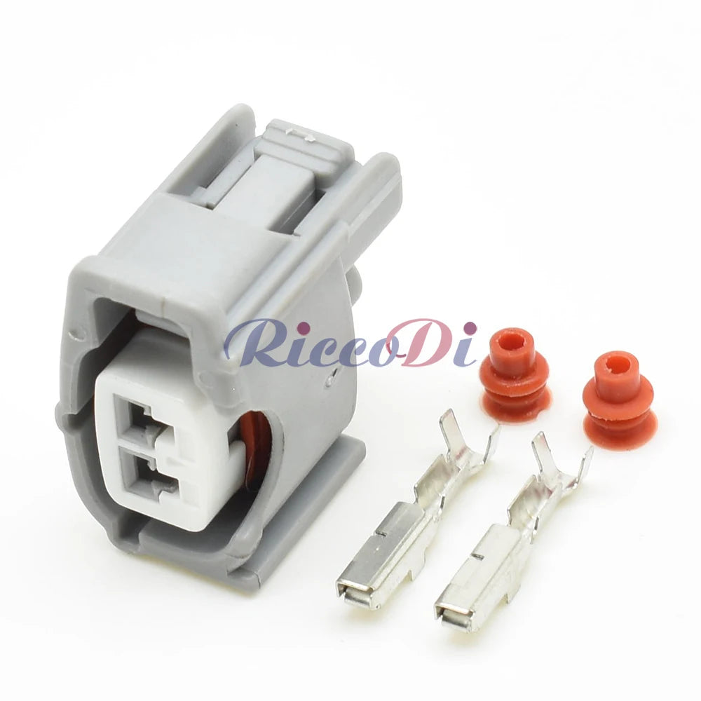 2 Pin Female Male Knock Sensor Connector Fuel Injector Socket Compatible with Toyota Corolla 6189-0611 90980-11875
