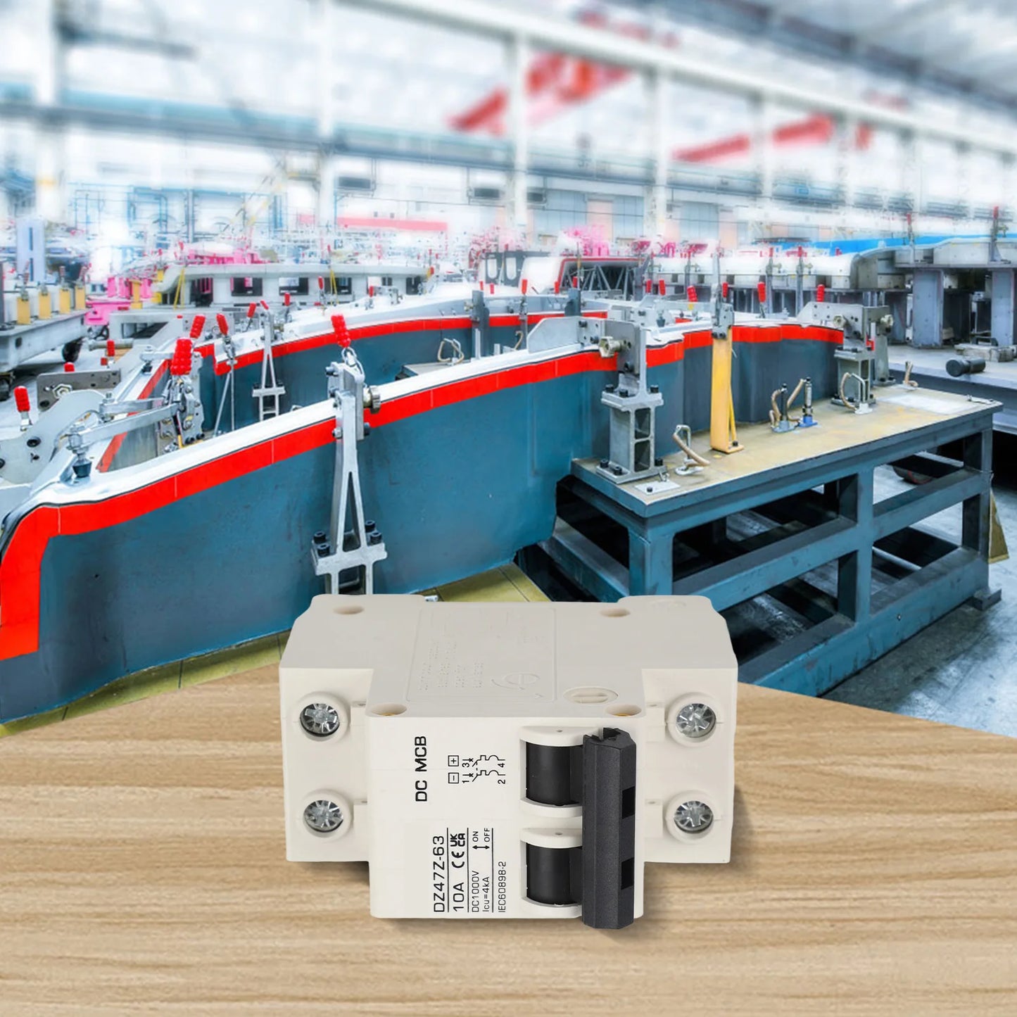 DC Power Supply 1000V Isolator Rated Current 32A Dc Circuit Breaker For Solar System Power Distribution Facilities