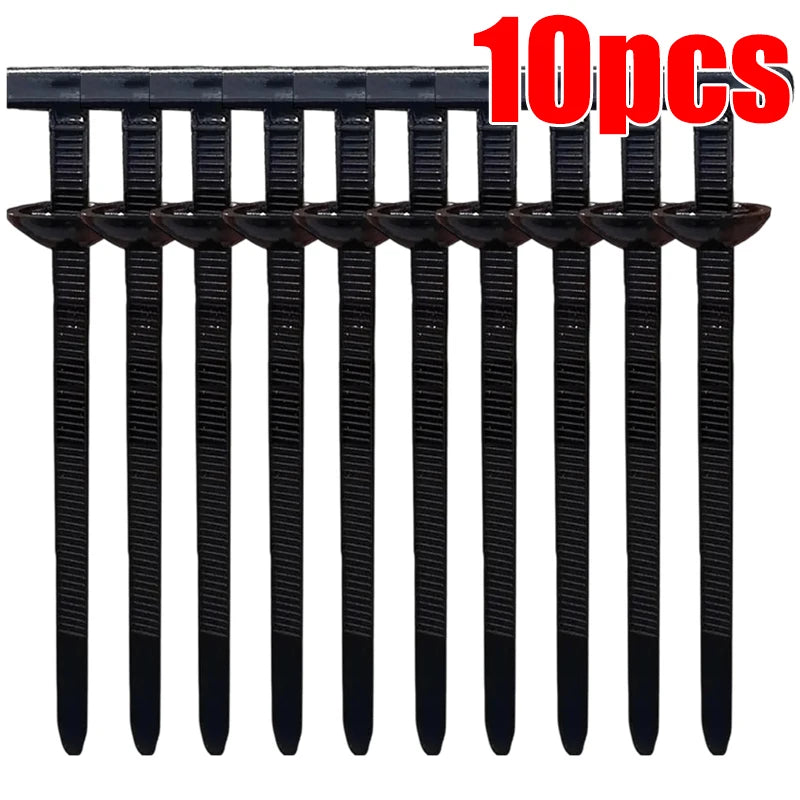 Self-Locking Nylon Cable Tie 2x9cm Large Zip Fastening Ties Black 100pcs