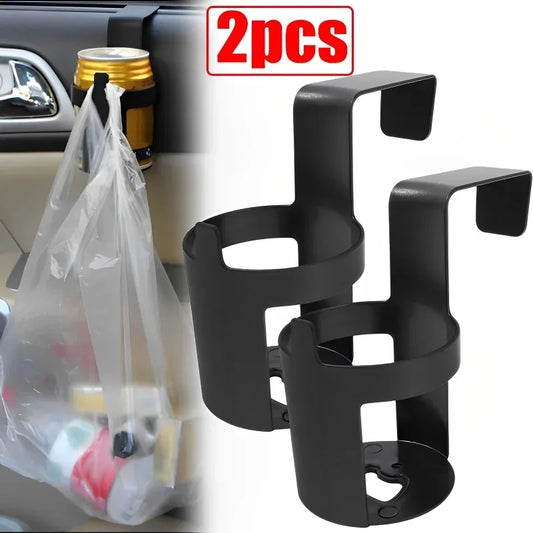 1/2PCS Car Back Seat Cup Holder Multifunctional Hanging Mount Drink Storage Holders Auto Truck Interior Water Bottle Organizer