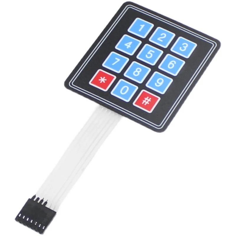 Matrix Membrane Switch Keypad Kit 1x4 3x4 4x4 4x5 Key Button Control Panel for Arduino