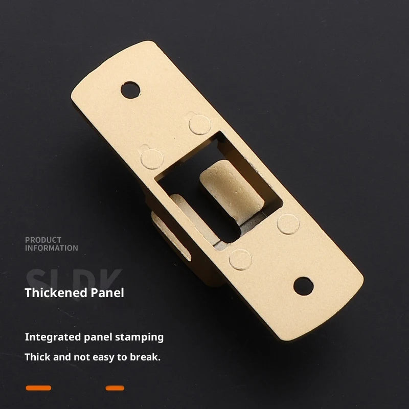 New Punch-free Hasp Latch Door Lock Black Cabinet Locks Kids Safety Lock  Sliding Door Anti-pried Hook Lock Hardware