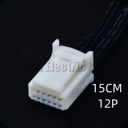 12 Pin Auto Central Control Connector 1318774-1 1318772-1 White Male Female