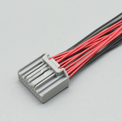 MX34020SF1 / MX34020UF1 Automotive 20-Pin CD Audio Connector — Honda PCB Cable Socket for Car Speaker & Antenna