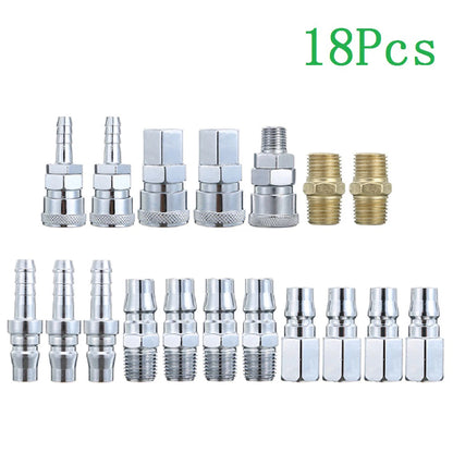 Air Compressor 1 4 For BSP Air Hose Fittings Push-in Insertion Temperature Resistance Anti-Rust Easy To Replace