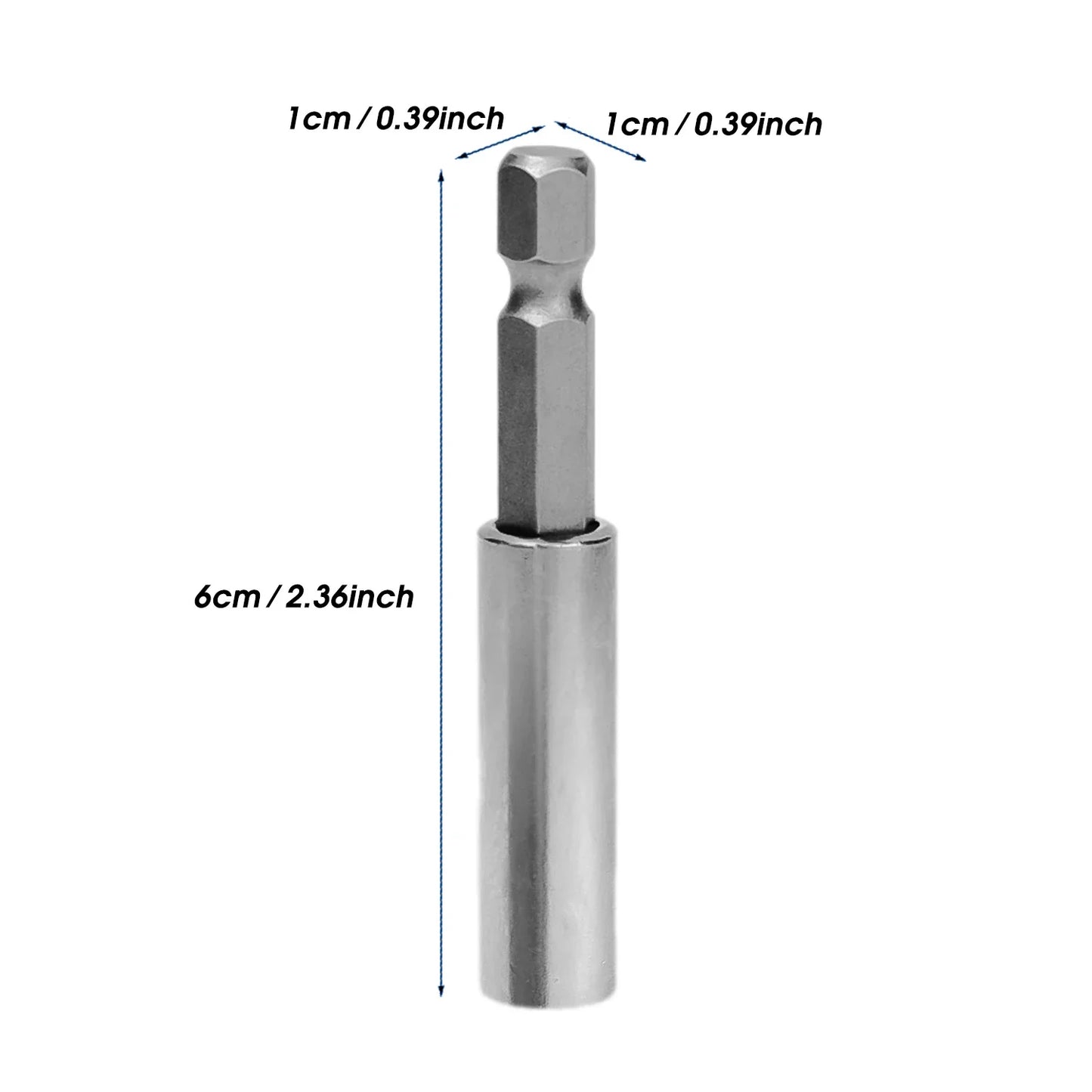 20/1pcs Magnetic Screwdriver Extension Hexagonal Handle Extended Connecting Rod Carbon Steel Screwdrivers Bit Holder Power Tools