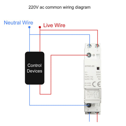 25A Contact Din Rail Mount RoHS Compliant Transparent Flip Cover Flame Retardant Plastic Low Power Consumption