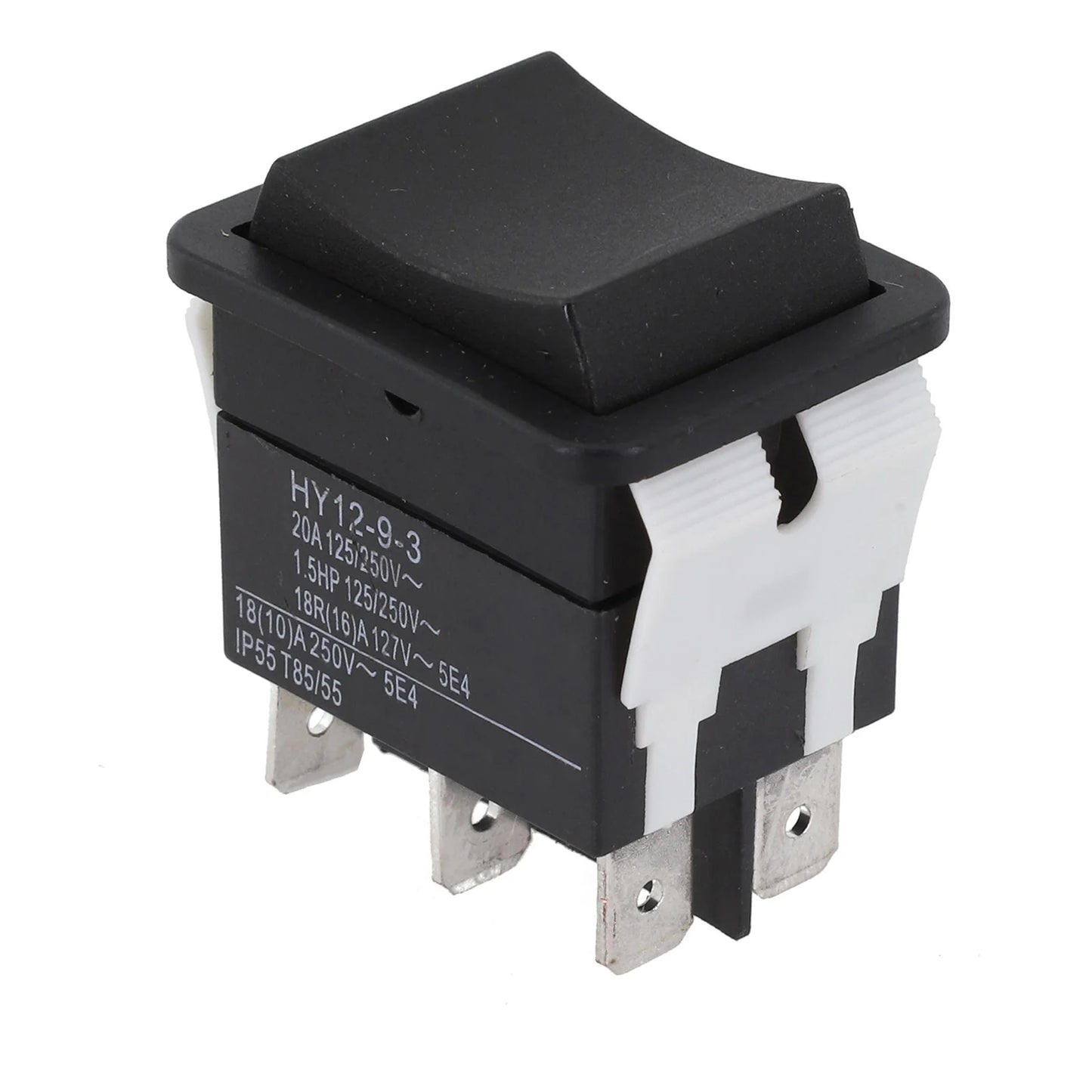 6Pins Pushbutton Rocker Switch 125250V 20A for HY1293 Easy Installation and Reliable Performance for Electrical Needs