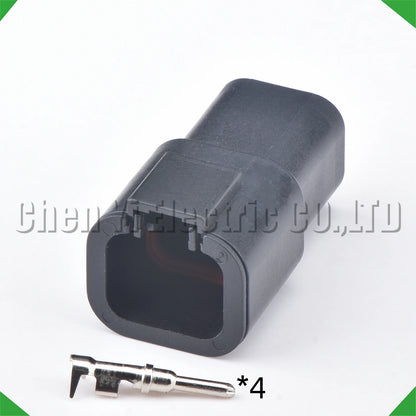 4 Pin Waterproof DTP Connector DTP06-4S DTP04-4P 2.5mm for ECM Wire Harness